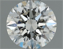 Natural Diamond 0.70 Carats, Round with Excellent Cut, K Color, VS1 Clarity and Certified by IGI
