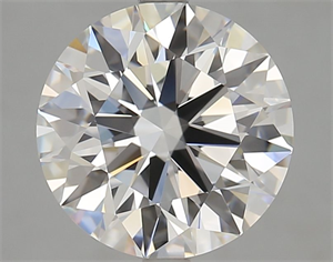 Picture of Lab Grown Diamond 4.01 Carats, Round with Excellent Cut, D Color, VVS1 Clarity and Certified by GIA