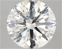 Natural Diamond 2.55 Carats, Round with Excellent Cut, K Color, VVS1 Clarity and Certified by GIA