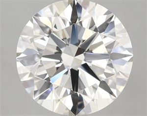 Picture of Natural Diamond 2.55 Carats, Round with Excellent Cut, K Color, VVS1 Clarity and Certified by GIA
