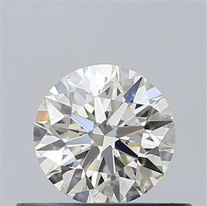 Picture of Natural Diamond 0.41 Carats, Round with Excellent Cut, L Color, VVS1 Clarity and Certified by GIA