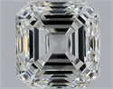 Natural Diamond 1.70 Carats, Asscher with  Cut, J Color, VS1 Clarity and Certified by GIA