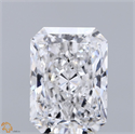 Natural Diamond 5.02 Carats, Radiant with  Cut, F Color, SI2 Clarity and Certified by GIA