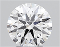 Lab Grown Diamond 2.71 Carats, Round with Ideal Cut, D Color, IF Clarity and Certified by IGI