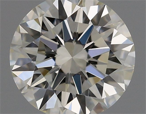 Picture of Natural Diamond 0.41 Carats, Round with Excellent Cut, I Color, VVS1 Clarity and Certified by GIA