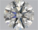 Diamante Natural 0.90 quilates, Redondo , Color I, claridad VVS2 y certificado HRD