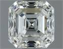 Natural Diamond 1.01 Carats, Asscher with  Cut, I Color, SI1 Clarity and Certified by IGI