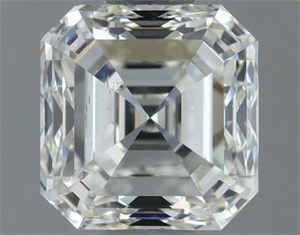 Picture of Natural Diamond 1.01 Carats, Asscher with  Cut, I Color, SI1 Clarity and Certified by IGI