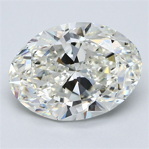 Picture of Natural Diamond 4.53 Carats, Oval with  Cut, I Color, VS2 Clarity and Certified by GIA