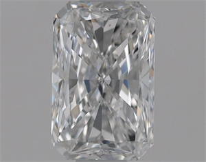 Picture of Natural Diamond 0.56 Carats, Radiant with  Cut, D Color, VS2 Clarity and Certified by GIA