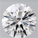 Lab Grown Diamond 6.26 Carats, Round with Ideal Cut, F Color, VS2 Clarity and Certified by IGI