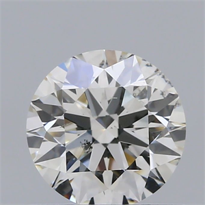 Picture of Natural Diamond 0.62 Carats, Round with Excellent Cut, G Color, SI1 Clarity and Certified by IGI