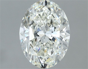 Picture of Natural Diamond 1.51 Carats, Oval with  Cut, H Color, VVS2 Clarity and Certified by IGI
