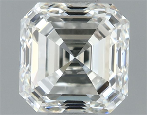 Foto Diamante Natural 1.02 quilates, Asscher , Color H, claridad IF y certificado IGI de