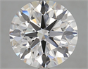 Lab Grown Diamond 5.29 Carats, Round with Ideal Cut, D Color, VVS1 Clarity and Certified by IGI