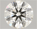 Natural Diamond 0.70 Carats, Round with Very Good Cut, L Color, I1 Clarity and Certified by GIA