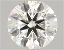 Natural Diamond 0.70 Carats, Round with Very Good Cut, L Color, I1 Clarity and Certified by GIA
