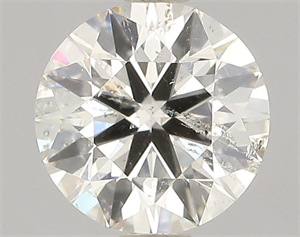 Picture of Natural Diamond 0.70 Carats, Round with Very Good Cut, L Color, I1 Clarity and Certified by GIA