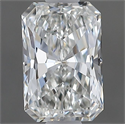 Natural Diamond 0.70 Carats, Radiant with  Cut, G Color, VVS1 Clarity and Certified by GIA