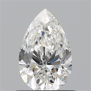Foto Diamante Natural 0.60 quilates, De pera , Color G, claridad VVS2 y certificado GIA de