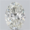 Natural Diamond 1.50 Carats, Oval with  Cut, I Color, VS1 Clarity and Certified by GIA