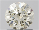 Diamante Natural 1.00 quilates, Redondo , Color K, claridad SI1 y certificado IGI