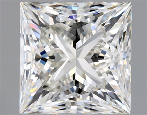 Foto Diamante Natural 1.50 quilates, Princesa , Color J, claridad VS1 y certificado GIA de