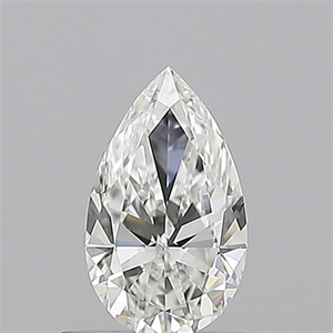 Picture of Natural Diamond 0.50 Carats, Pear with  Cut, F Color, VVS2 Clarity and Certified by GIA
