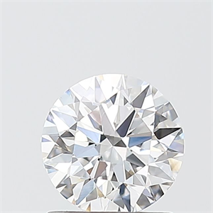 Picture of Lab Grown Diamond 1.10 Carats, Round with Ideal Cut, E Color, VVS2 Clarity and Certified by IGI