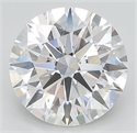 Lab Grown Diamond 4.58 Carats, Round with Ideal Cut, E Color, VVS1 Clarity and Certified by IGI