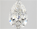 Natural Diamond 2.02 Carats, Pear with  Cut, F Color, VVS2 Clarity and Certified by GIA