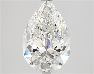 Picture of Natural Diamond 2.02 Carats, Pear with  Cut, F Color, VVS2 Clarity and Certified by GIA