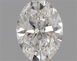 Picture of Natural Diamond 0.47 Carats, Oval with  Cut, H Color, VVS2 Clarity and Certified by GIA