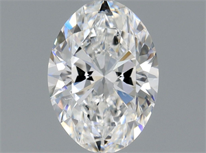 Picture of Natural Diamond 0.50 Carats, Oval with  Cut, E Color, VS2 Clarity and Certified by GIA