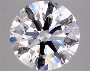 Picture of Lab Grown Diamond 1.09 Carats, Round with Ideal Cut, D Color, VVS2 Clarity and Certified by IGI