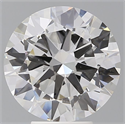 Lab Grown Diamond 5.08 Carats, Round with Excellent Cut, F Color, VVS2 Clarity and Certified by IGI