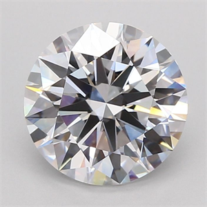 Picture of Lab Grown Diamond 3.04 Carats, Round with Ideal Cut, D Color, VVS1 Clarity and Certified by IGI