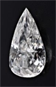 Natural Diamond 1.01 Carats, Pear with  Cut, E Color, SI2 Clarity and Certified by GIA