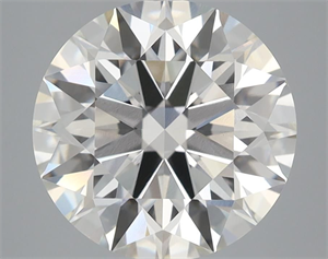 Picture of Lab Grown Diamond 4.09 Carats, Round with Ideal Cut, H Color, VVS2 Clarity and Certified by IGI