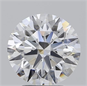 Lab Grown Diamond 3.05 Carats, Round with Ideal Cut, E Color, IF Clarity and Certified by IGI