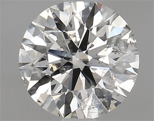 Picture of Natural Diamond 0.76 Carats, Round with Excellent Cut, G Color, I1 Clarity and Certified by GIA