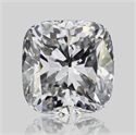 Natural Diamond 0.70 Carats, Cushion with  Cut, D Color, VS2 Clarity and Certified by GIA