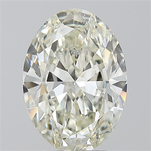 Foto Diamante Natural 3.01 quilates, Ovalado , Color I, claridad SI2 y certificado IGI de