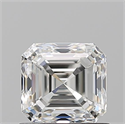 Natural Diamond 1.02 Carats, Asscher with  Cut, H Color, VVS1 Clarity and Certified by GIA