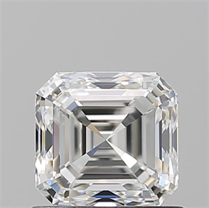 Picture of Natural Diamond 1.02 Carats, Asscher with  Cut, H Color, VVS1 Clarity and Certified by GIA
