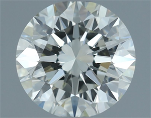 Picture of Natural Diamond 0.73 Carats, Round with Excellent Cut, I Color, VVS1 Clarity and Certified by IGI