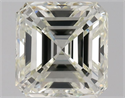 Natural Diamond 1.01 Carats, Asscher with  Cut, L Color, VVS1 Clarity and Certified by GIA
