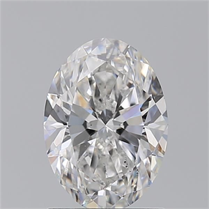 Picture of Natural Diamond 1.50 Carats, Oval with  Cut, E Color, SI1 Clarity and Certified by GIA