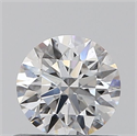 Natural Diamond 0.51 Carats, Round with Excellent Cut, E Color, SI1 Clarity and Certified by GIA