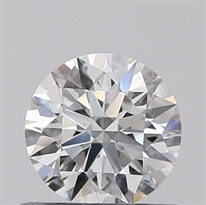 Picture of Natural Diamond 0.51 Carats, Round with Excellent Cut, E Color, SI1 Clarity and Certified by GIA